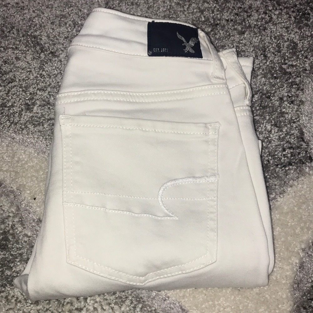 white american eagle jeggings